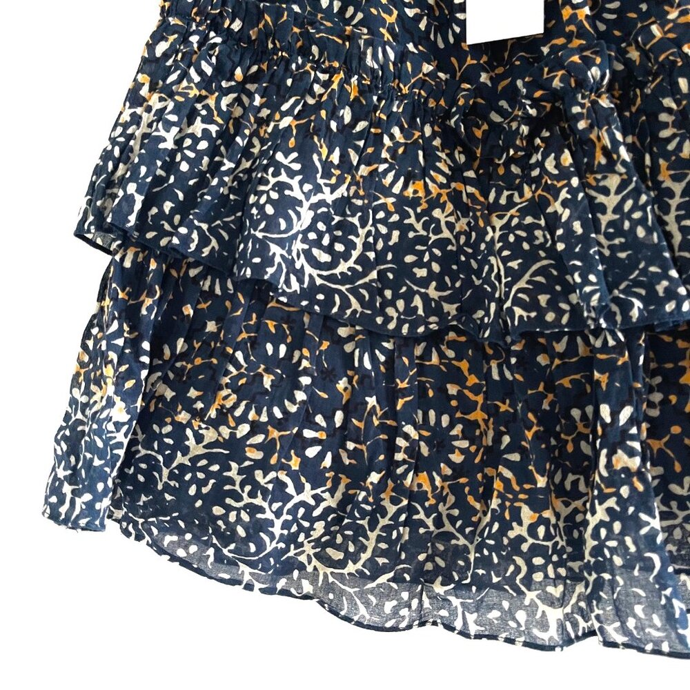 Ulla Johnson ‘Asha” Tiered Mini Skirt in Azul - Picture 7 of 14